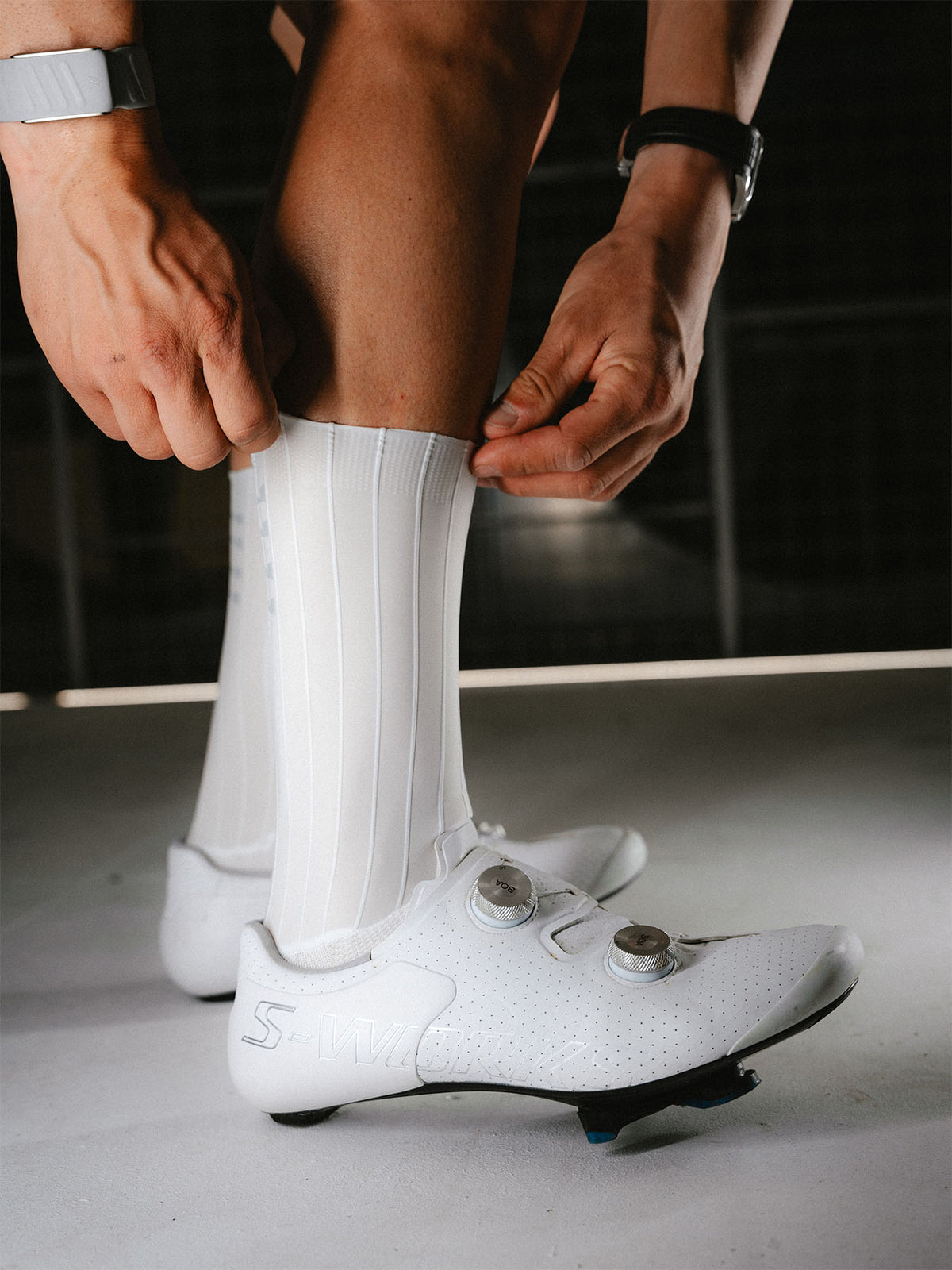 Speedwear Aero Socken White 2er-Pack