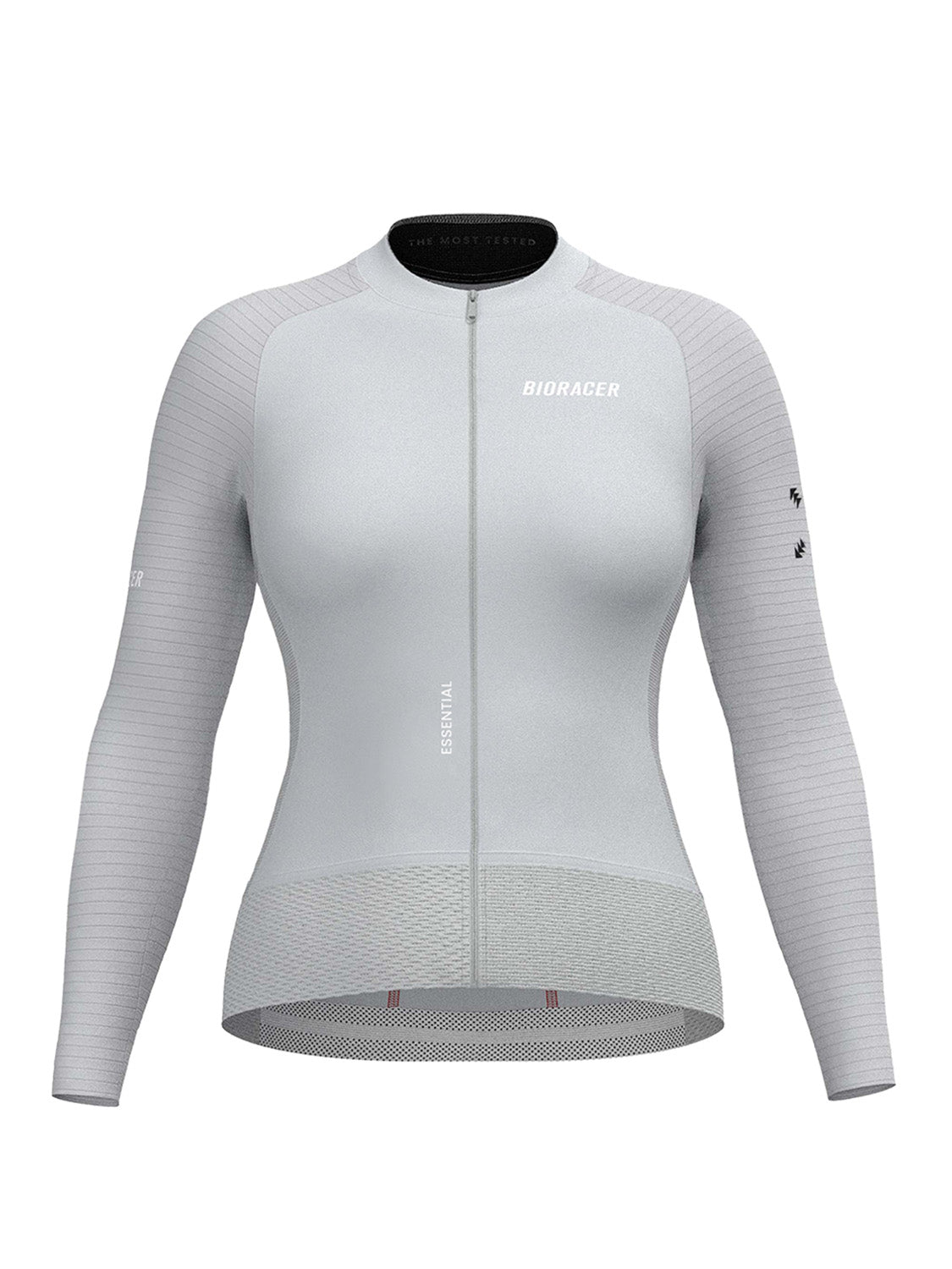 Epic Damen-Langarm-Trikot Cool Grey