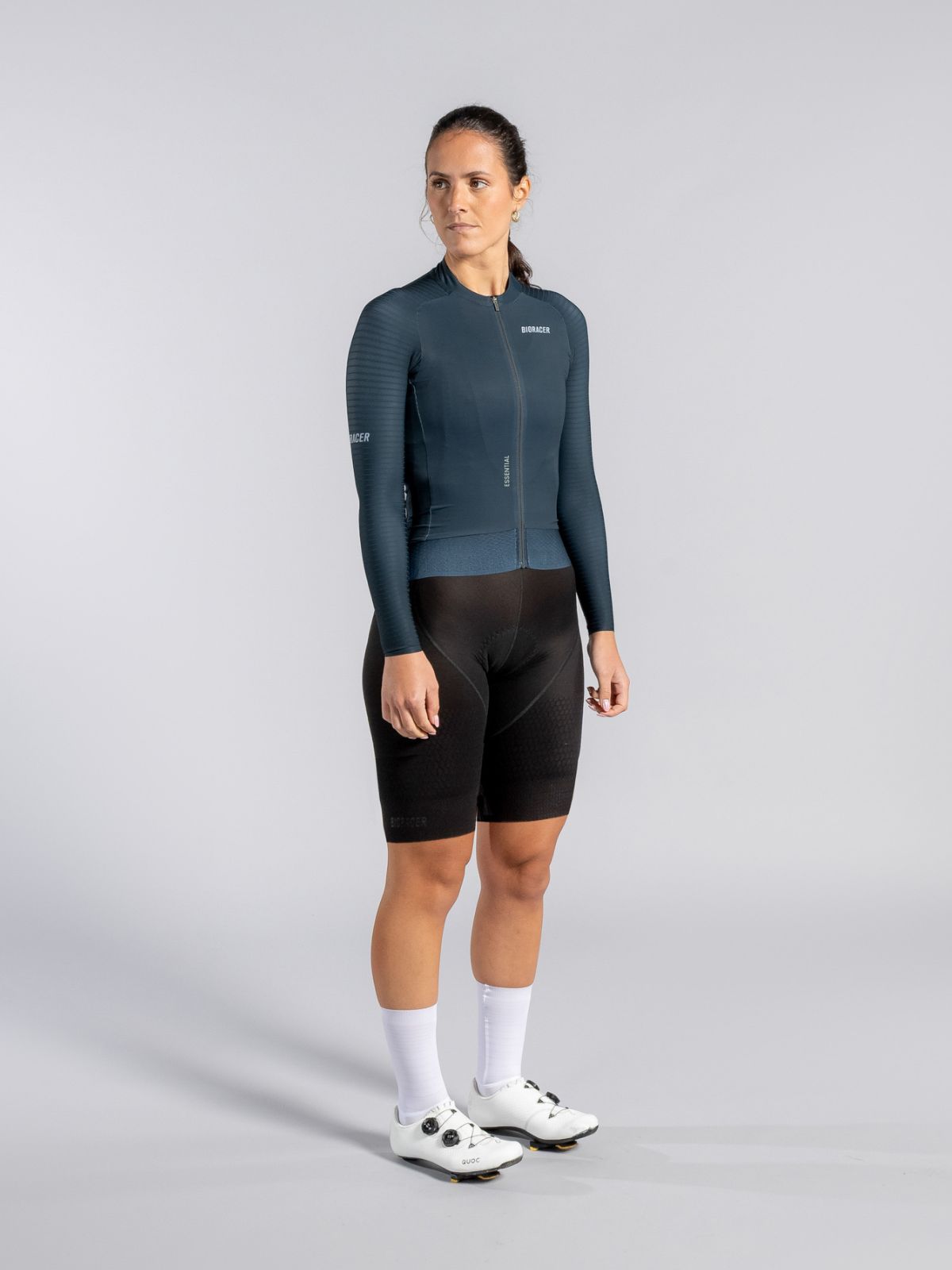 Epic Damen-Langarm-Trikot Graphite Blue