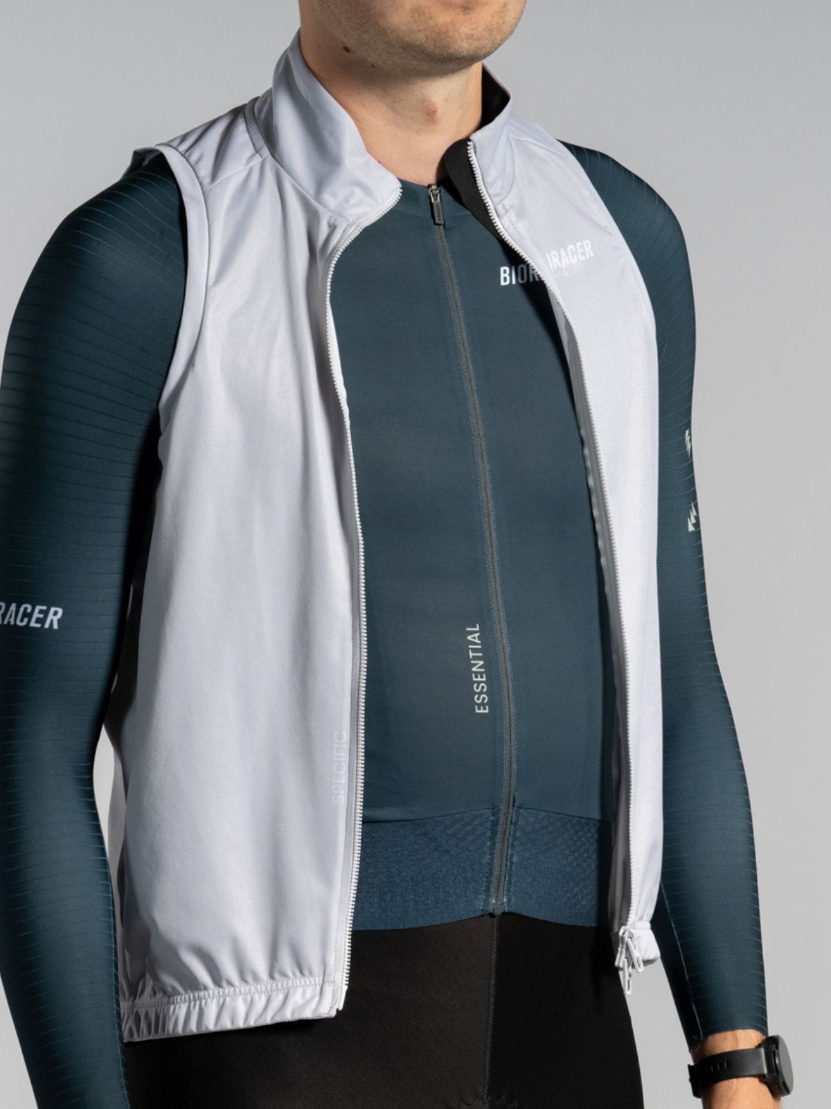 Chaleco cortavientos Cool Grey