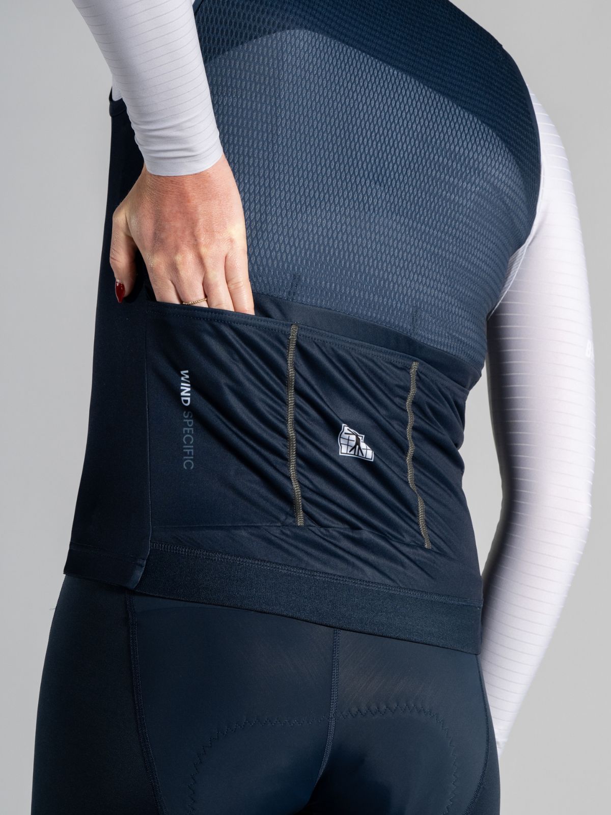 Women's Wind Gilet Misty Nautica