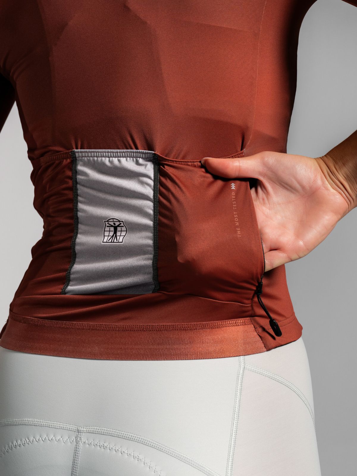 Icon Dames Wielershirt Terra Cotta