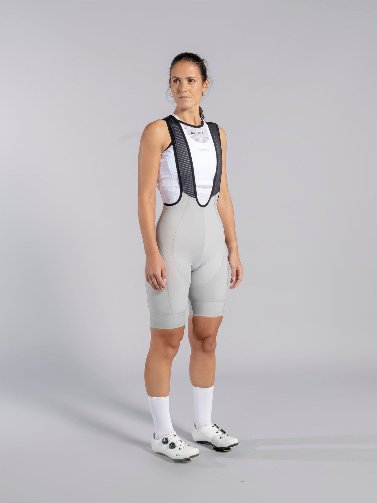 Icon Damen-Trägerhose Cool Grey
