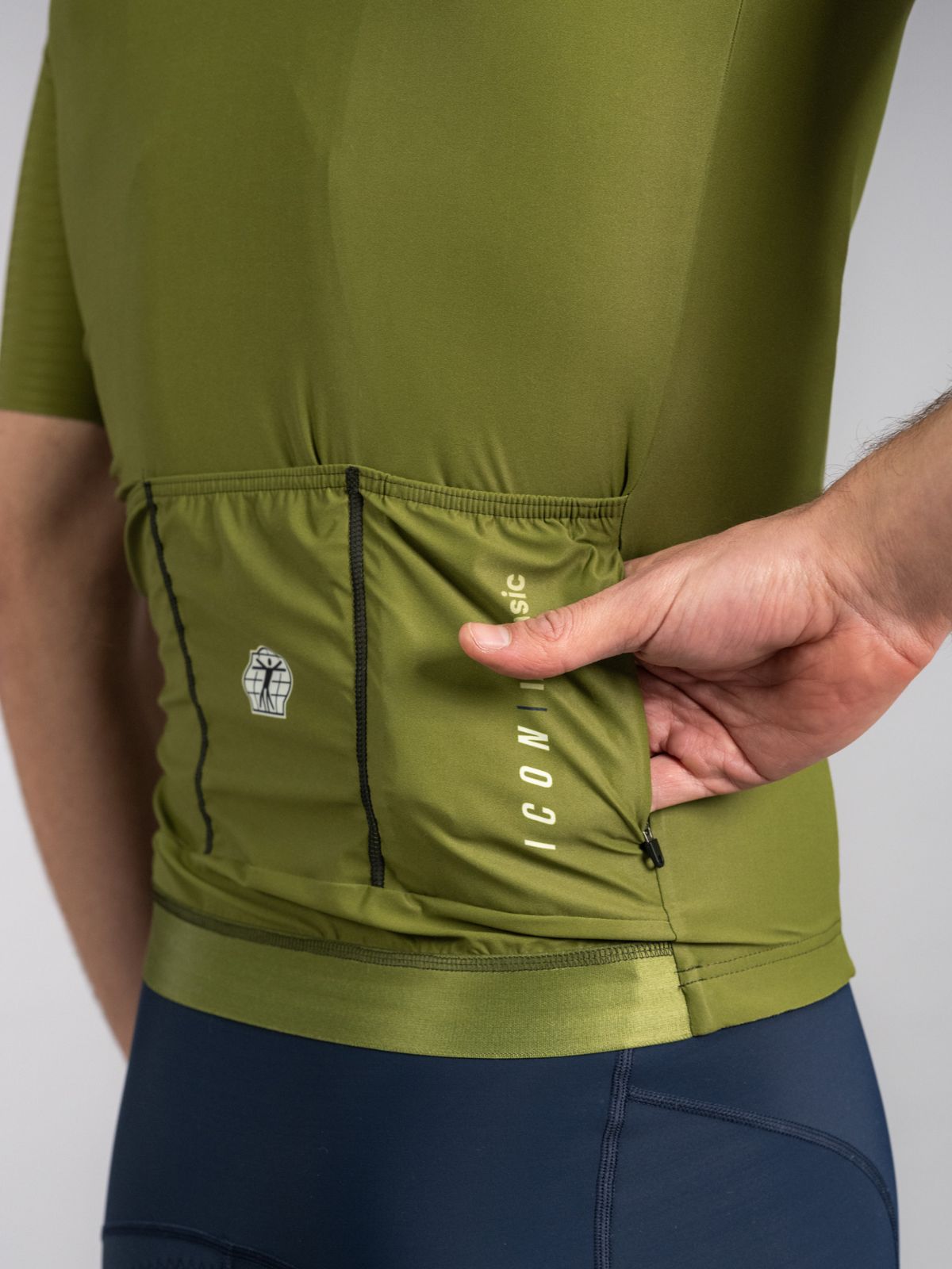 Icon Wielershirt Thyme Green