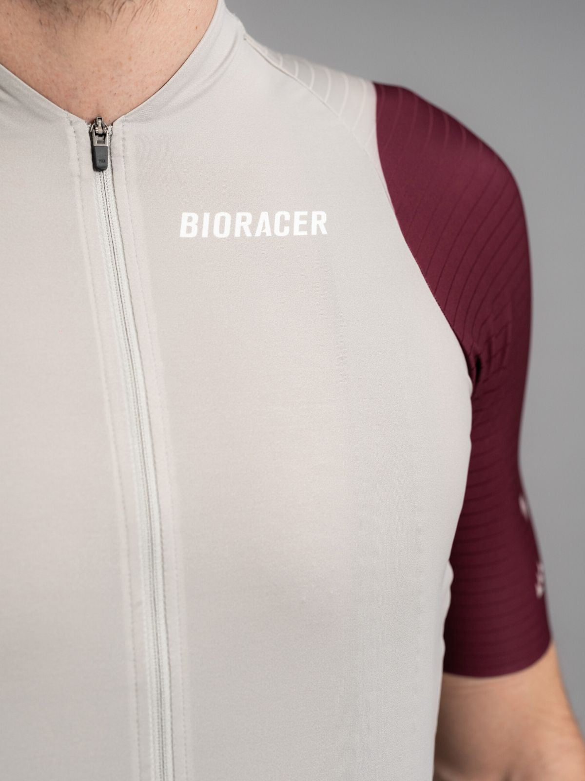 Maillot Icon Gris chaud-Bordeaux