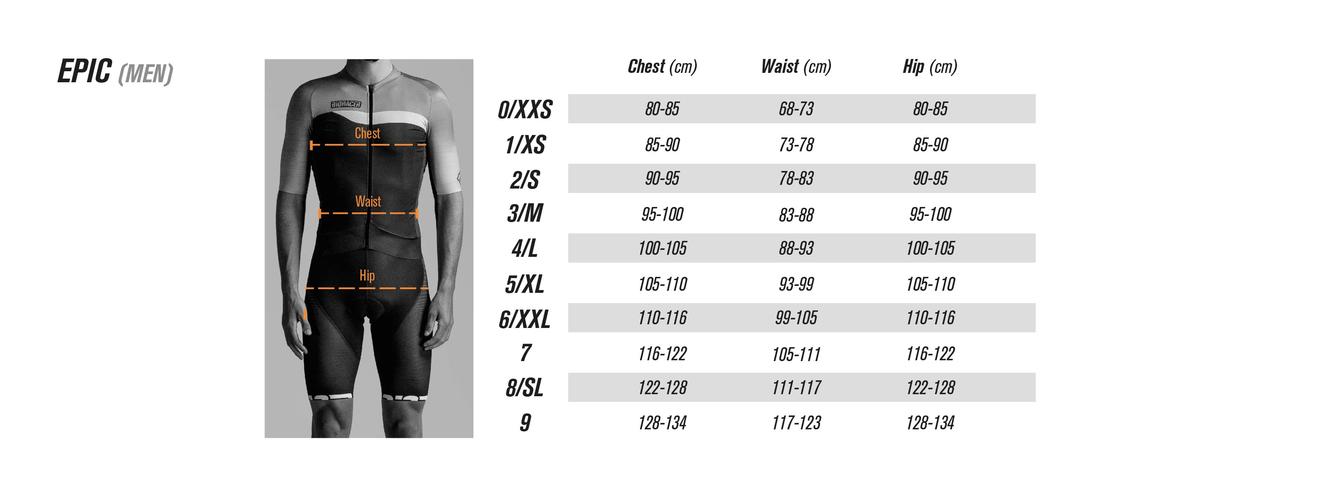 Men's Size Guide – MPG Sport